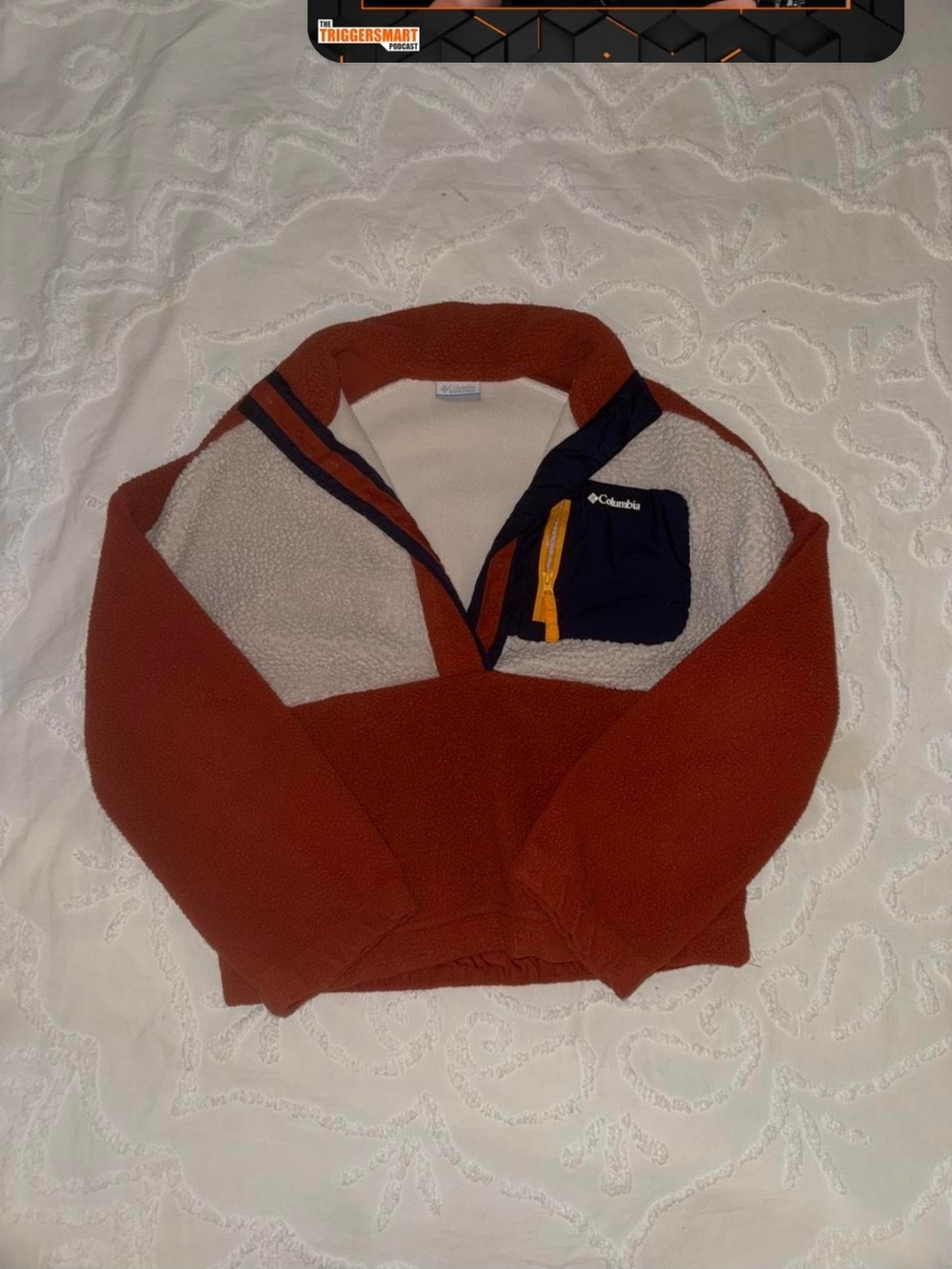 NWOT Small Women's Columbia Lodge Sherpa pullover fleece